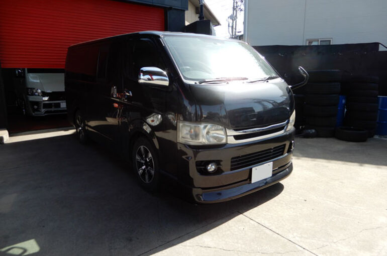 ハイエースとランサーの車検をスコーピオンで行いました 長野市やカスタム車に関する様々な記事を綴っておりますのでご覧ください